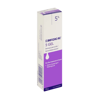 Benzac AC 5 Gel, 15g - Vaids PharmacyBenzac AC 5 Gel, 15gGaldermaVaids Pharmacy807842029