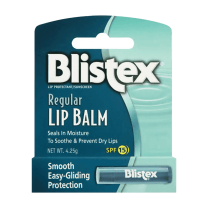 Blistex Lip Balm SPF15, Regular - Vaids PharmacyBlistex Lip Balm SPF15, RegularBlistexVaids Pharmacy61386