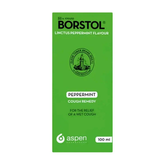 Borstol Peppermint Cough Syrup, 100ml - Vaids PharmacyBorstol Peppermint Cough Syrup, 100mlBorstolVaids Pharmacy802124