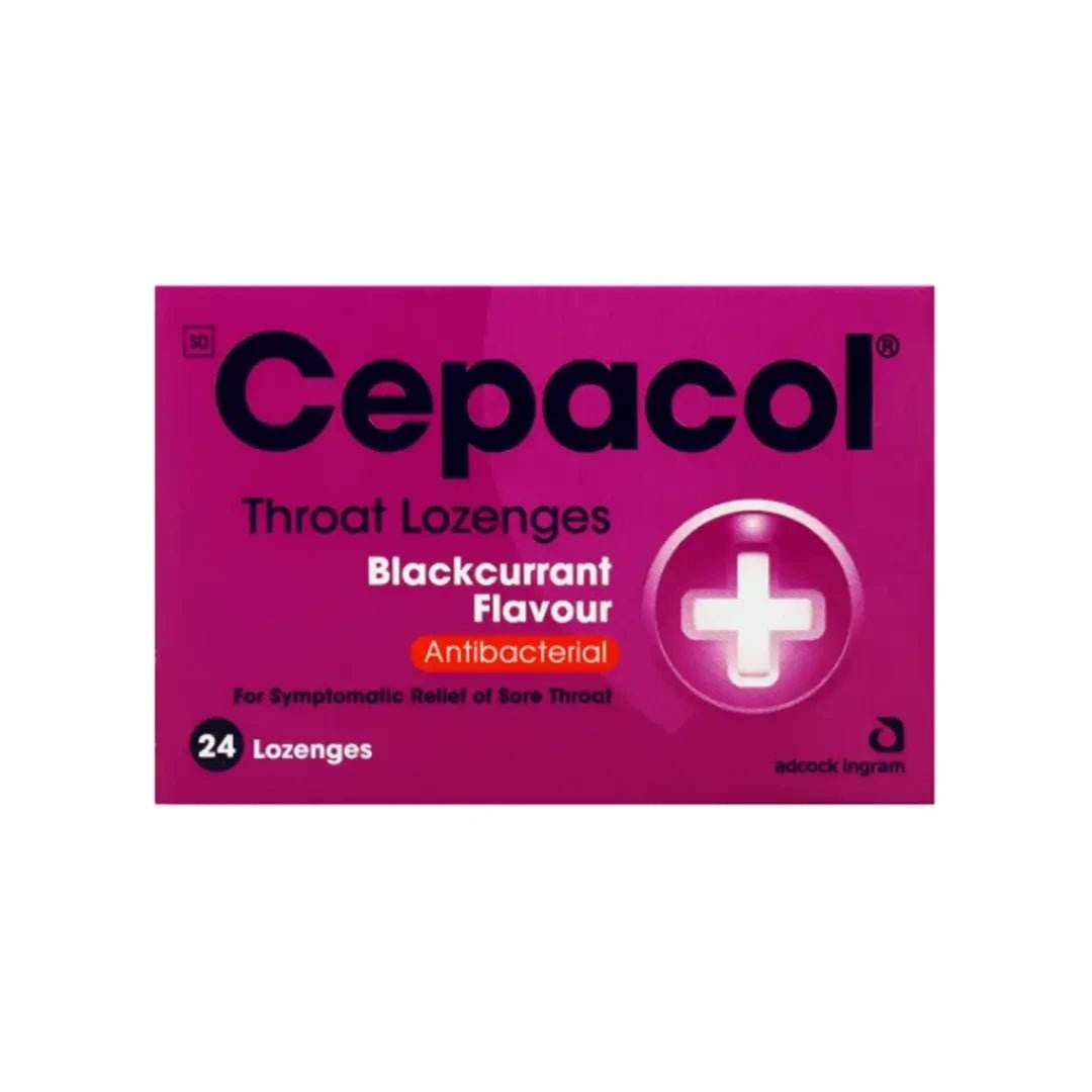 Cepacol Throat Lozenges Blackcurrant, 24's - Vaids PharmacyCepacol Throat Lozenges Blackcurrant, 24'sAdcock Ingram