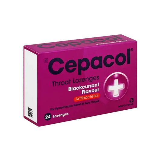 Cepacol Throat Lozenges Blackcurrant, 24's - Vaids PharmacyCepacol Throat Lozenges Blackcurrant, 24'sAdcock Ingram