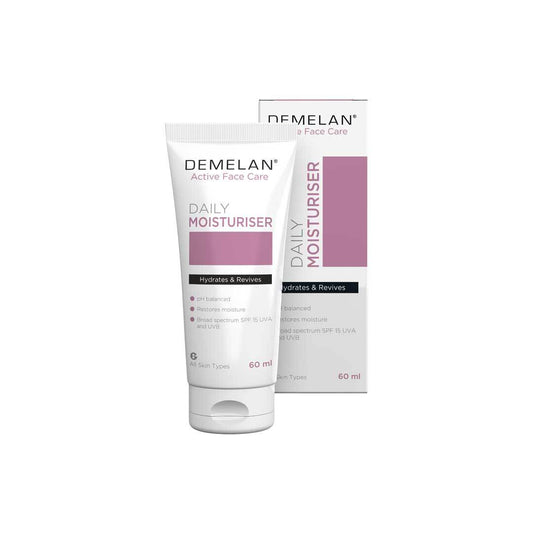 Demelan Daily Moisturiser SPF15 Cream, 60ml - Vaids PharmacyDemelan Daily Moisturiser SPF15 Cream, 60mlDemelan