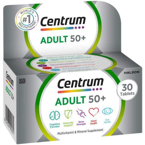 Centrum Adult 50+ Tabs, 30's