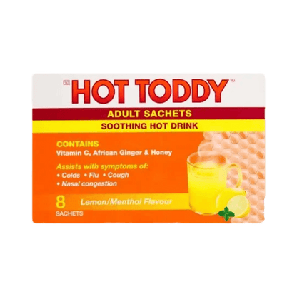 Hot Toddy Adult Sachets, 8's - Vaids PharmacyHot Toddy Adult Sachets, 8'sHot ToddyVaids Pharmacy94846