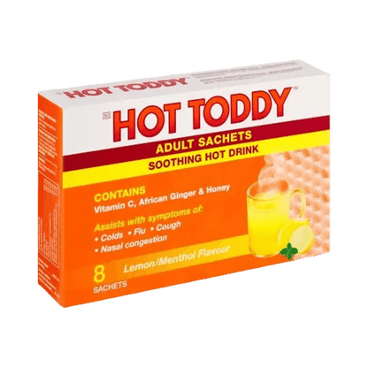 Hot Toddy Adult Sachets, 8's - Vaids PharmacyHot Toddy Adult Sachets, 8'sHot ToddyVaids Pharmacy94846