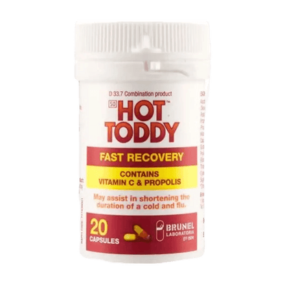 Hot Toddy Fast Recovery Capsules. 20's - Vaids PharmacyHot Toddy Fast Recovery Capsules. 20'sHot ToddyVaids Pharmacy153557