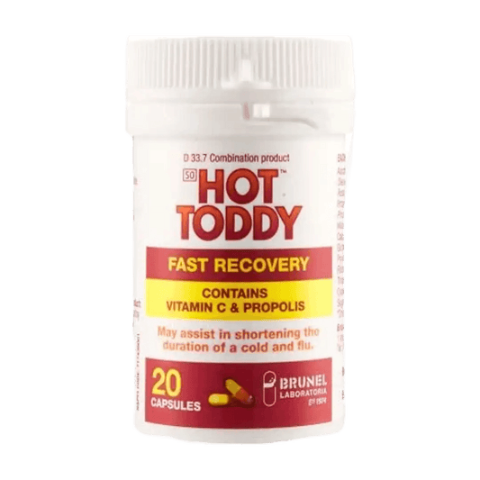 Hot Toddy Fast Recovery Capsules. 20's - Vaids PharmacyHot Toddy Fast Recovery Capsules. 20'sHot ToddyVaids Pharmacy153557