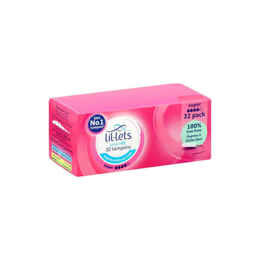 Lil - Lets Tampons Super, 32's - Vaids PharmacyLil - Lets Tampons Super, 32'sLil - LetsVaids Pharmacy31071