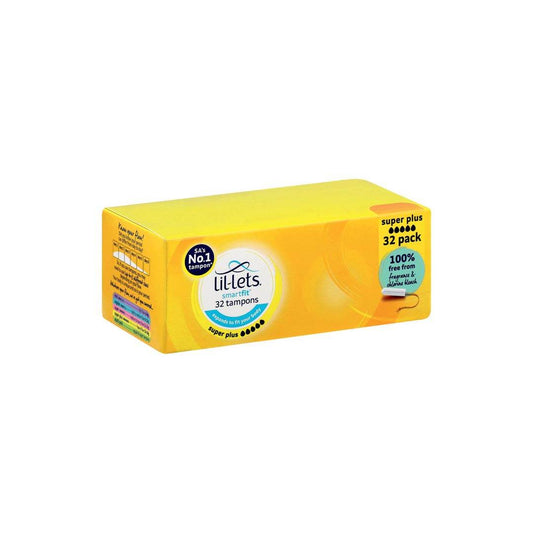 Lil - Lets Tampons Super Plus, 32's - Vaids PharmacyLil - Lets Tampons Super Plus, 32'sLil - LetsVaids Pharmacy31954