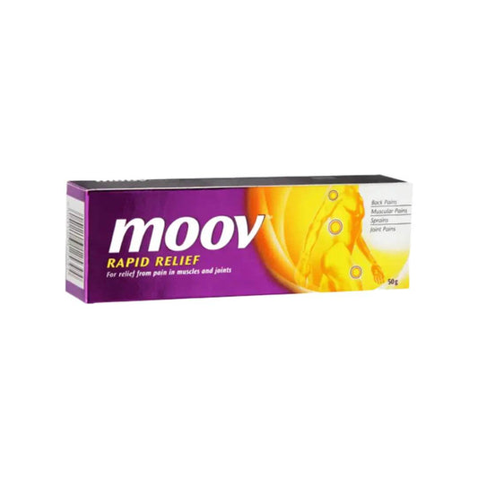 Moov Rapid Relief Ointment, 50g - Vaids PharmacyMoov Rapid Relief Ointment, 50gReckitt BenckiserVaids Pharmacy154373