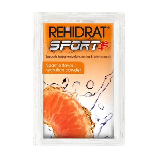 Rehidrat Sport Hydration Naartjie Sachet, 14g - Vaids PharmacyRehidrat Sport Hydration Naartjie Sachet, 14gRehidratVaids Pharmacy134731