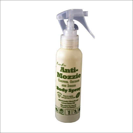 Reitzer Mozzie Body Spray, 125ml - Vaids PharmacyReitzer Mozzie Body Spray, 125mlReitzer'sVaids Pharmacy113599