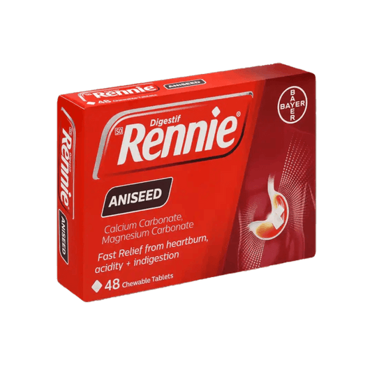 Rennie Aniseed Antacid Tablets, 48's - Vaids PharmacyRennie Aniseed Antacid Tablets, 48'sBayerVaids Pharmacy709987002