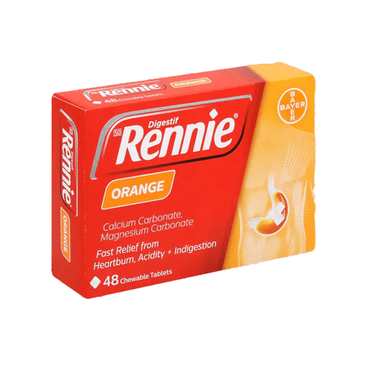Rennie Orange Antacid Tablets, 48's - Vaids PharmacyRennie Orange Antacid Tablets, 48'sBayerVaids Pharmacy189436