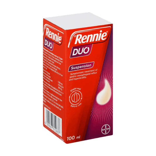 Rennie Suspension Duo, 100ml - Vaids PharmacyRennie Suspension Duo, 100mlBayerVaids Pharmacy247132