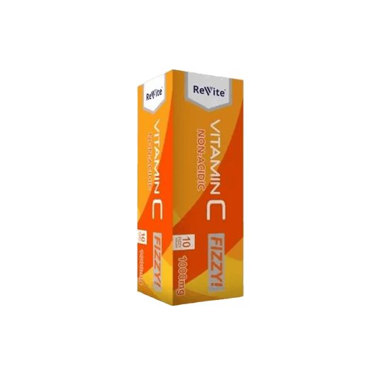 Revite Non Acidic Vit C Fizzy, 10's - Vaids PharmacyRevite Non Acidic Vit C Fizzy, 10'sReviteVaids Pharmacy241604