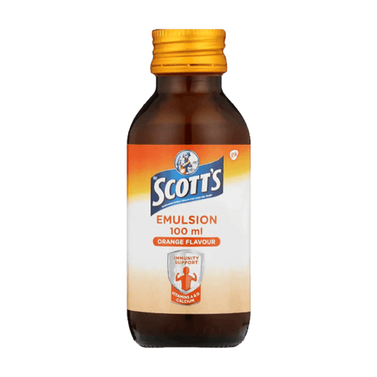 Scotts Emulsion Orange, 100ml - Vaids PharmacyScotts Emulsion Orange, 100mlScotts EmulsionVaids Pharmacy875163009