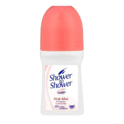 Shower to Shower Roll On Assorted, 50ml - Vaids PharmacyShower to Shower Roll On Assorted, 50mlShower to ShowerVaids Pharmacy247935