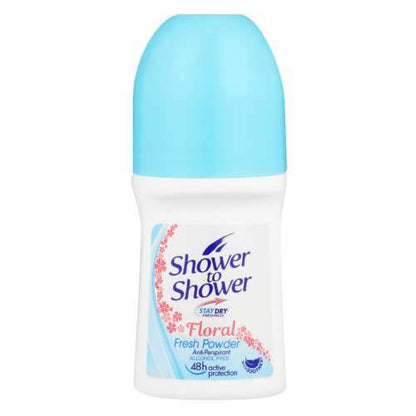 Shower to Shower Roll On Assorted, 50ml - Vaids PharmacyShower to Shower Roll On Assorted, 50mlShower to ShowerVaids Pharmacy236645