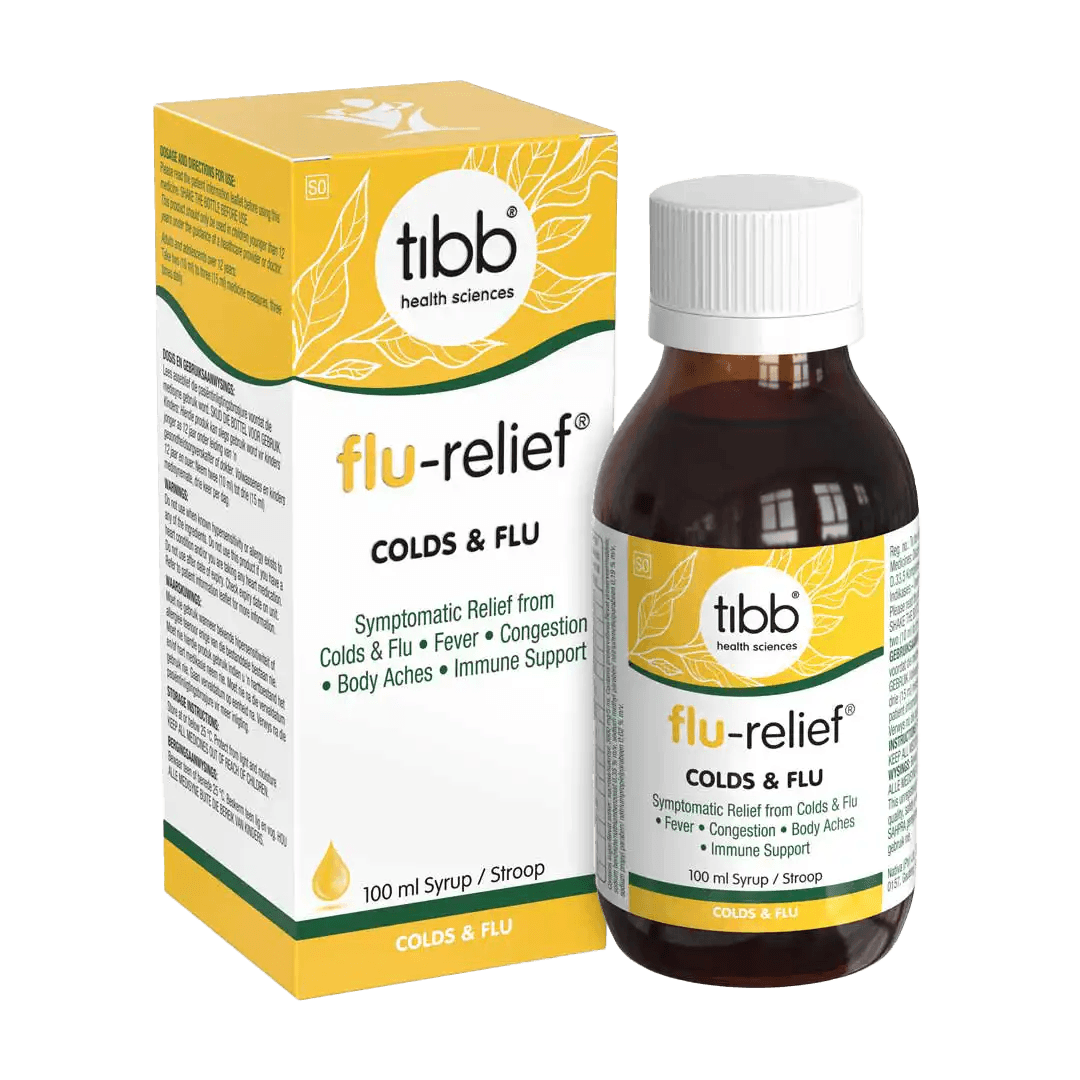 Tibb Flu Relief Syrup 100ml - Vaids PharmacyTibb Flu Relief Syrup 100mlTibbVaids Pharmacy707248002