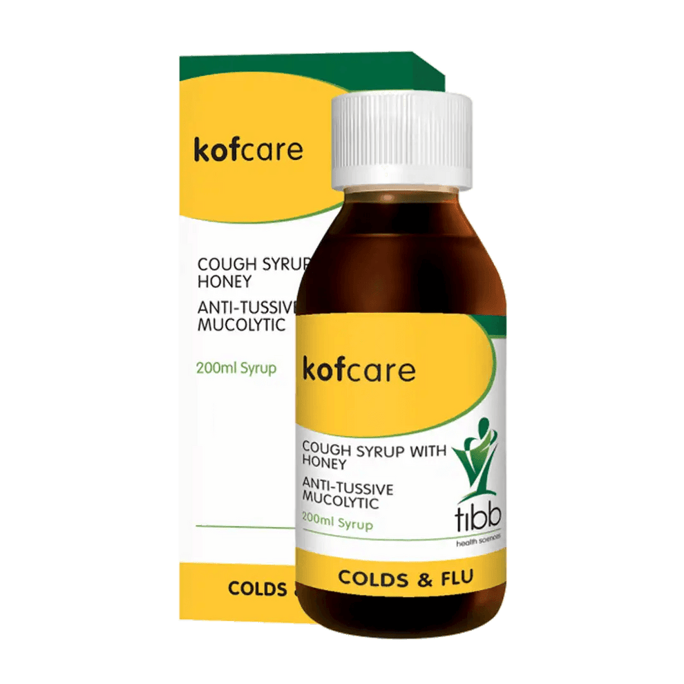 Tibb Kofcare Cough Syrup With Honey, 200ml - Vaids Pharmacy