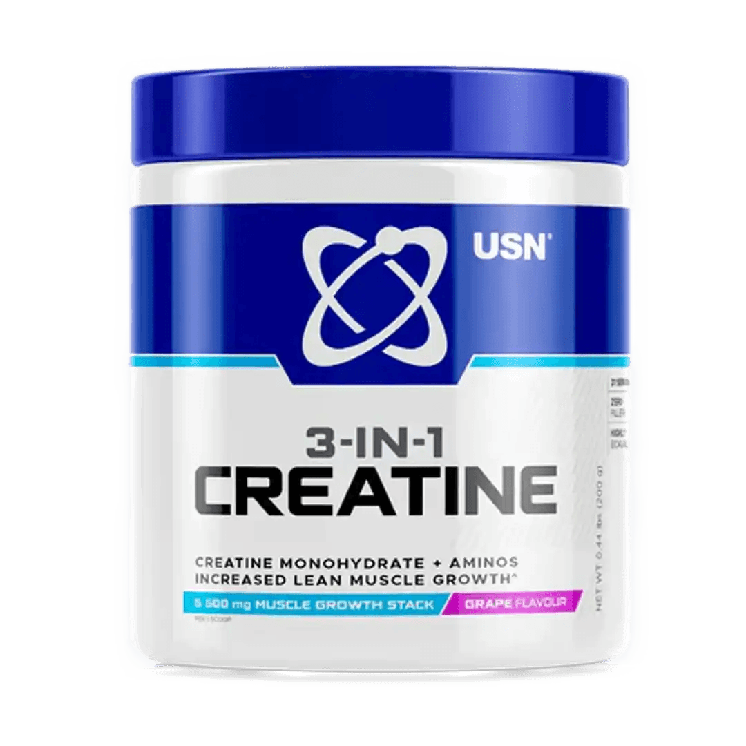 USN 3 - in - 1 Creatine 200g, Assorted - Vaids PharmacyUSN 3 - in - 1 Creatine 200g, AssortedUSNVaids Pharmacy263293