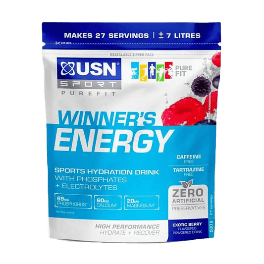 USN Winner's Energy Exotic Berry Bag, 500g - Vaids PharmacyUSN Winner's Energy Exotic Berry Bag, 500gUSNVaids Pharmacy166961