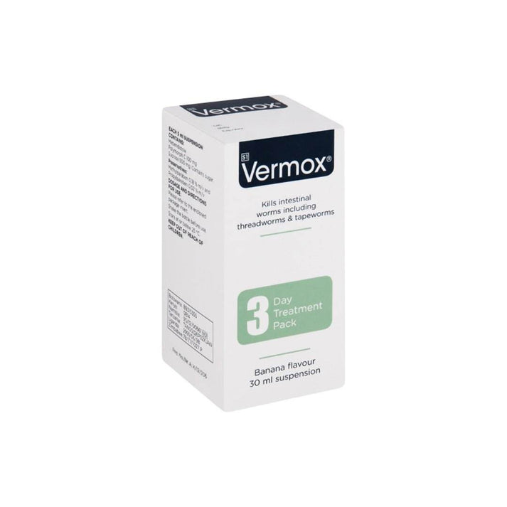 Vermox Syrup, 30ml - Vaids Pharmacy