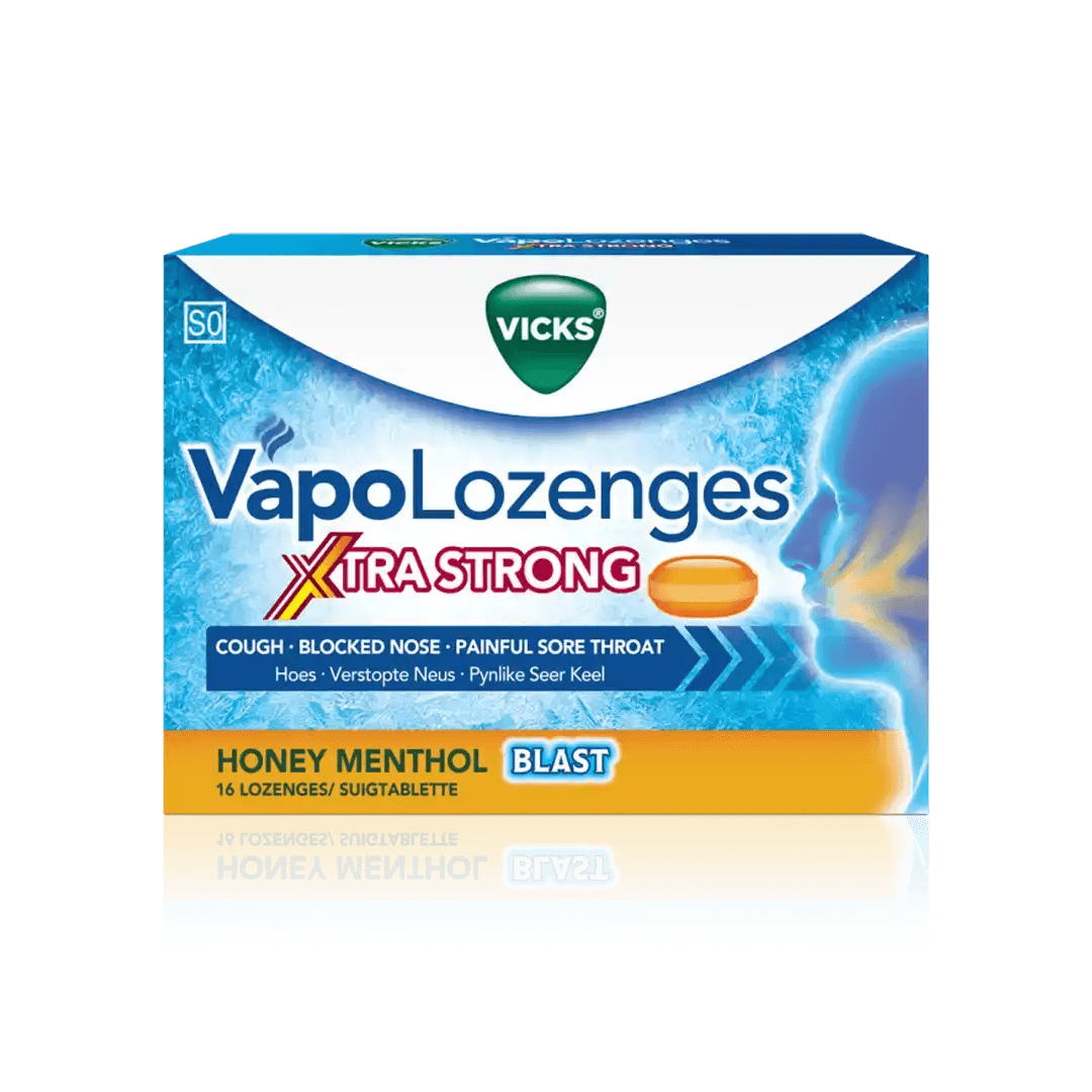 Vicks Lozenges Xtra Strong Honey Menthol, 16's - Vaids PharmacyVicks Lozenges Xtra Strong Honey Menthol, 16'sVicksVaids Pharmacy279668