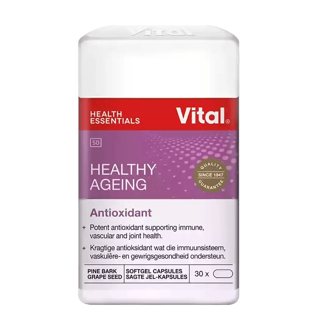 Vital Healthy Ageing Capsules, 30's - Vaids PharmacyVital Healthy Ageing Capsules, 30'sVitalVaids Pharmacy137136