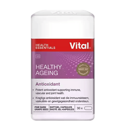 Vital Healthy Ageing Capsules, 30's - Vaids PharmacyVital Healthy Ageing Capsules, 30'sVitalVaids Pharmacy137136