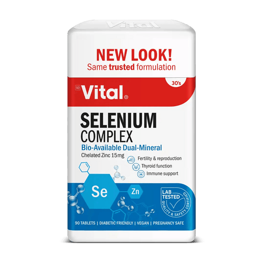 Vital Selenium Complex Tablets, 90 - Vaids PharmacyVital Selenium Complex Tablets, 90VitalVaids Pharmacy143659