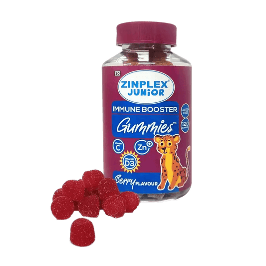 Zinplex Junior Immune Boosting Gummies, 120's - Vaids PharmacyZinplex Junior Immune Boosting Gummies, 120'sZinplex